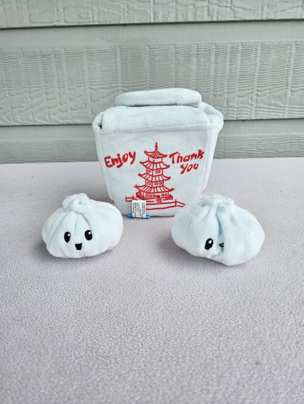 Bark Box Dog Toy Andi's Famous Dumplings XS-S 0-20lbs Chinese Take Out